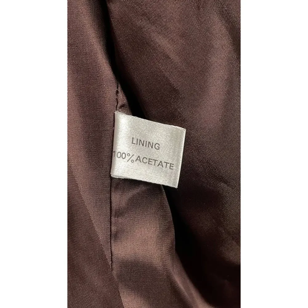 Charter Club 100 Wool Brown Plaid Blazer Prince of Wales Sz 10 Preppy‎ Academia